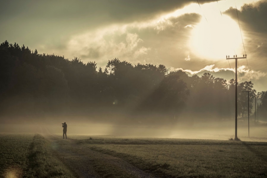 Der einsame Fotograf - fotografiert von Reiner Wagenbreth